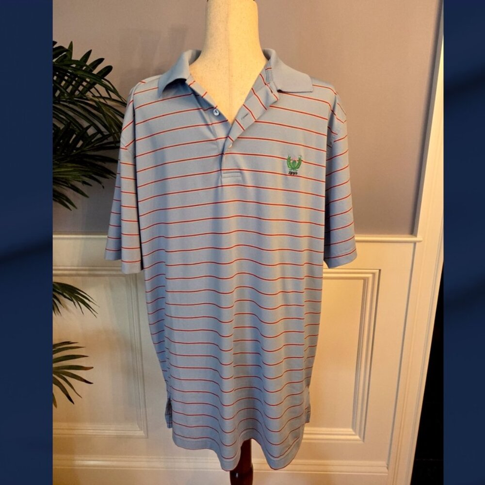 Peter Millar Summer Comfort Polo With Garden City Golf Club Logo
